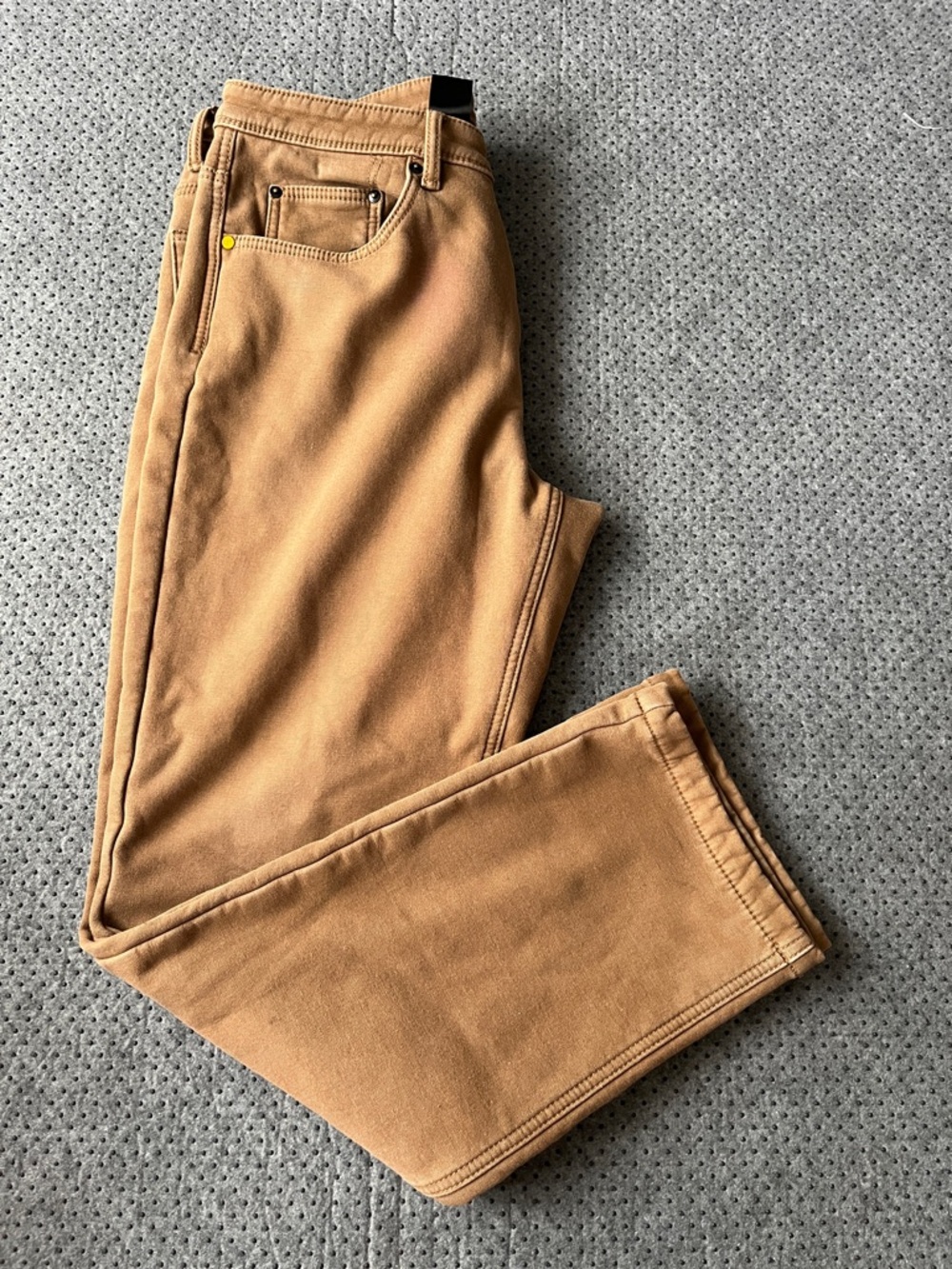 Cat Caterpillar Men's Fleece Canvas Pants